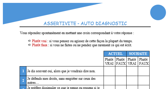 Test Assertivité 2025