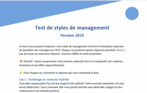 Test des styles de management 2025
