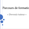 Formation Devenir tuteur 2 jours