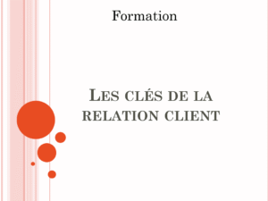 Formation à la relation client en magasin