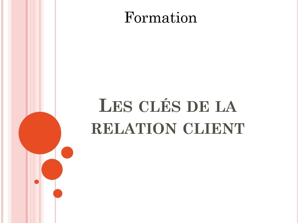 Formation à la relation client en magasin