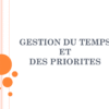 Formation Gestion du temps 1 jour