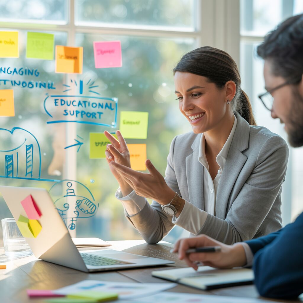 Découvrez des astuces et des stratégies pour créer des supports de formation captivants et engageants pour vos apprenants. Apprenez à concevoir des contenus dynamiques qui favorisent l'apprentissage et retiennent l'attention de vos étudiants.