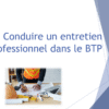 Formation Conduire un entretien professionnel dans le BTP