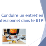 Formation Conduire un entretien professionnel dans le BTP